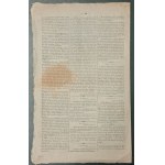 Dziennik Powszechny Krajowy nr 151 z 1831r. [Powstanie Listopadowe]
