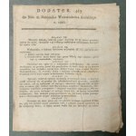 Dziennik Urzędowy Województwa Kaliskiego, 1826 , dodatki II-IV do nr 8, [Spis Wojskowy]