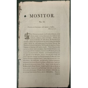 Monitor, Numer II [Gdańsk? 1763? Adam Kazimierz Czartoryski?]