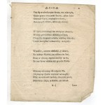 Oda w anniwersasz koronacyi Krola Jmci ułożona przez T.G.A.J.K.M.[S.A. Poniatowski, ok. 1773]