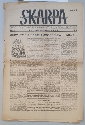 Skarpa Warszawska R.1945 No. 1 - 10, vintage