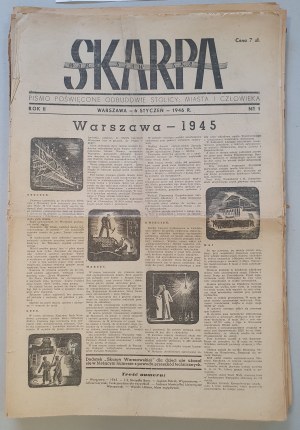 Skarpa Warszawska R.1946 No.1 - 33, yearbook with 3. shortages