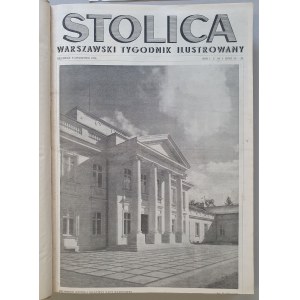 Stolica, tygodnik. R.1946 - 1947 roczniki oprawione /plan Warszawy/
