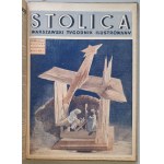 Stolica, tygodnik. R.1948 rocznik oprawiony /panorama Warszawy/