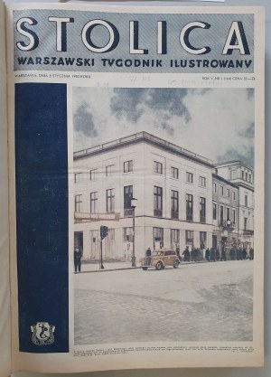 Stolica, settimanale. R.1950 rilegato annuale /panorama Warszawy/.