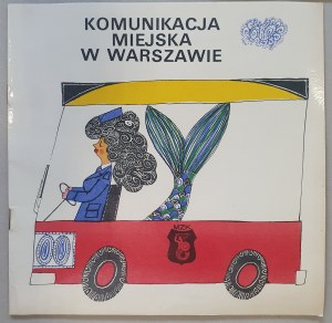 Public Transportation in Warsaw, [1973, Handbook illustrated by M. Pokora].