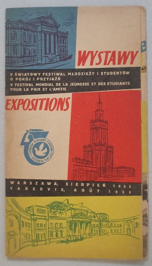 V. Weltjugendfestspiele, Warschau - August 1955. Ausstellungen / Expositionen