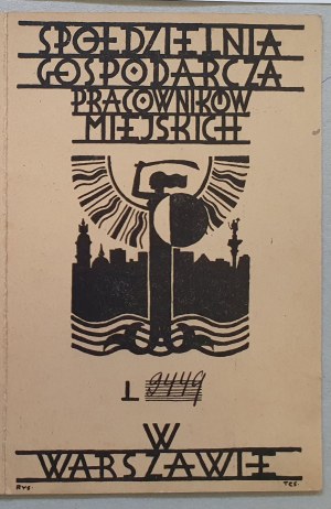 Economic Cooperative of City Workers in Warsaw. [membership card? 1940?]