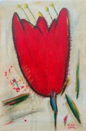 Ryszard GROSZ (ur. 1964), Czerwony, z cyklu: 