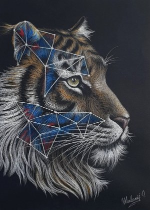 Oksana MALANIJ (ur. 1980), Electric tiger, 2023