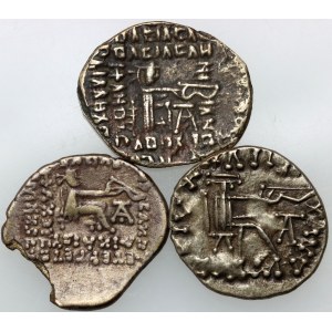 Parthia, coin set, (3 pieces)