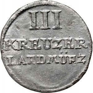 Germany, Löwenstein-Wertheim-Rochefort, Dominique Constantin, 3 Kreuzer 1805