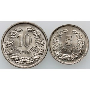 Luxembourg, Adolphus, coin set from 1901, (2 pieces)