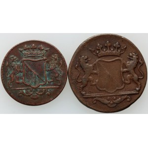 Dutch East Indies, set of coins from 1753-1790, (2 pieces)