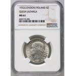 II RP, 5 zloty 1932 without mint mark, London, Head of a Woman