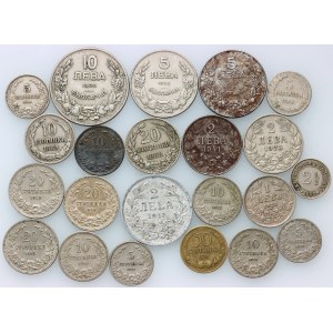 Bulgaria, set of coins from 1888-1941, (22 pieces)