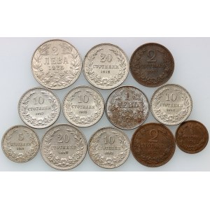 Bulgaria, set of coins from 1912-1941, (12 pieces)