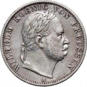 Germany, Prussia, Wilhelm I, Thaler 1866 A, Berlin