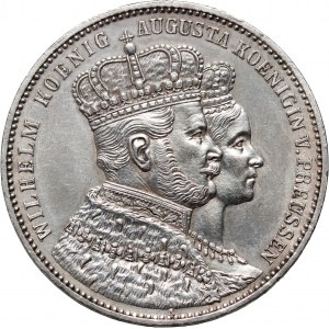 Germany, Prussia, Wilhelm I, Thaler 1861 A, Berlin