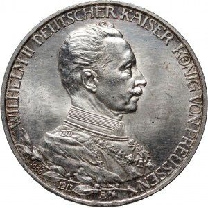 Germany, Prussia, Wilhelm II, 3 Mark 1913 A, Berlin