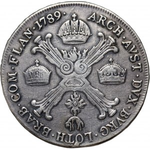 Austrian Netherlands, Jósef II, ½ Kronenthaler 1789 A, Vienna