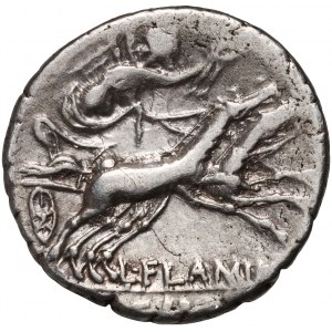 Roman Republic, L. Flaminius Chilo 109/108 BC, Denar, Rome