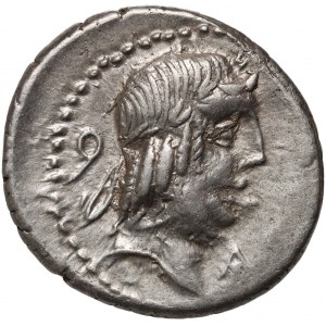 Roman Republic, L. Calpurnius Piso Frugi 90 BC, Denar, Rome