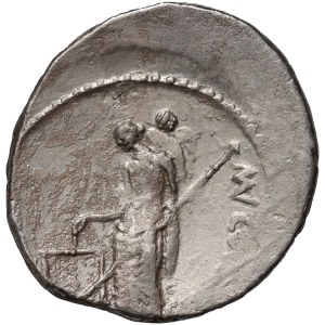 Roman Republic, Mn. Cordius Rufus 46 BC, Denar, Rome