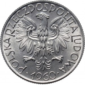 PRL, 5 zloty 1960, Rybak