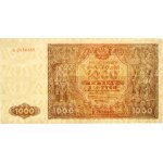 PRL, 1000 złotych 15.01.1946, seria B