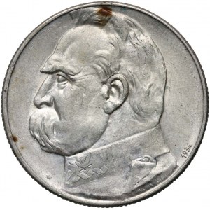 II RP, 5 złotych 1934, Warszawa, Józef Piłsudski, Orzeł Strzelecki