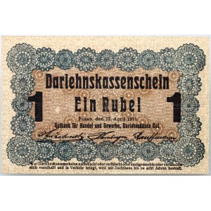 Poznan, 1 ruble 17.04.1916