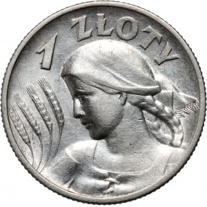 II RP, 1 zloty 1925, London, Harvester