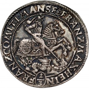 Germany, Mansfeld-Bornstedt, 1/3 Thaler 1672 ABK