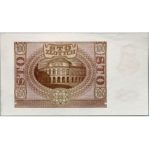 Generalne Gubernatorstwo, 100 złotych 1.03.1940, seria A