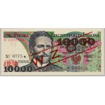 PRL, 10000 złotych 1.12.1988, WZÓR, No. 0775, seria W