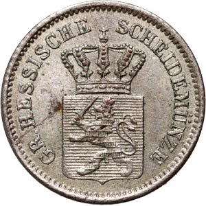 Germany, Hessen-Darmstadt, Ludwig III, 1 Kreuzer 1862