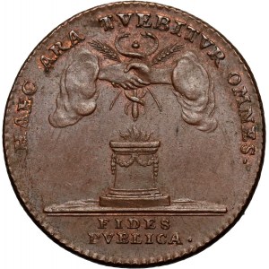 Austrian Netherlands, Francis II, Token 1792