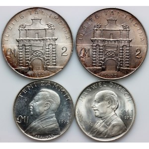 Malta, set of coins from 1972-1973, (4 pieces)