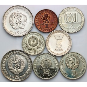 Bulgaria, set of coins from 1964-1981, (8 pieces)