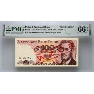 PRL, 100 złotych 1.06.1979, WZÓR, No. 2778, seria EU