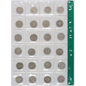 Germany, set of 10 Pfennig from 1889-1898, various mints, (24 pieces)
