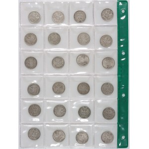 Germany, set of 10 Pfennig from 1904-1908, various mints, (24 pieces)