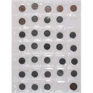 Germany, set of coins from 1874-1944, various mints, (33 pieces)