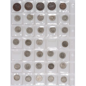 Germany, set of coins from 1874-1939, various mints, (33 pieces)