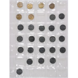 Germany, set of 5 Pfennig from 1938-1944, various mints, (27 pieces)
