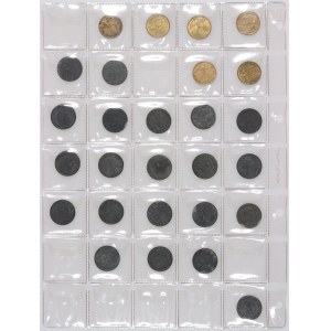 Germany, set of 5 Pfennig from 1938-1944, various mints, (27 pieces)