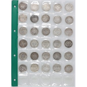 Germany, set of 1 Mark from 1873-1881, various mints, (30 pieces)