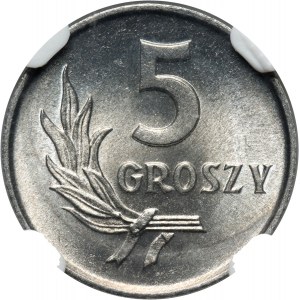 PRL, 5 groszy 1962