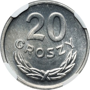 PRL, 20 groszy 1966, Varsovie